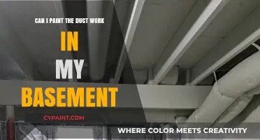 How to Paint Your Basement Duct Work