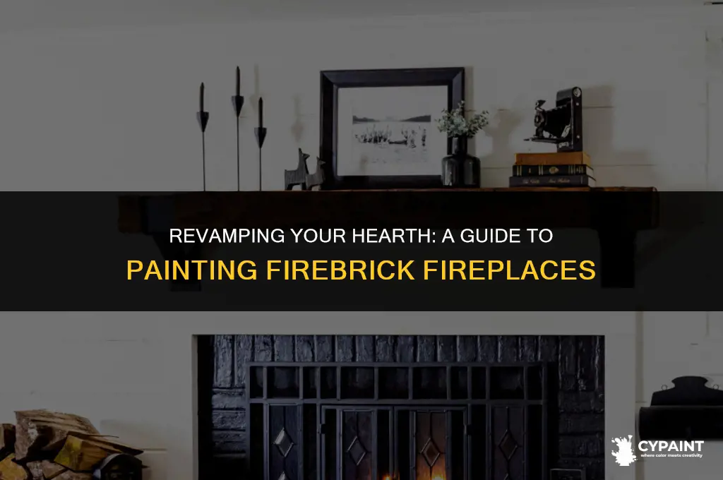 can i paint the firebrick inside my fireplace