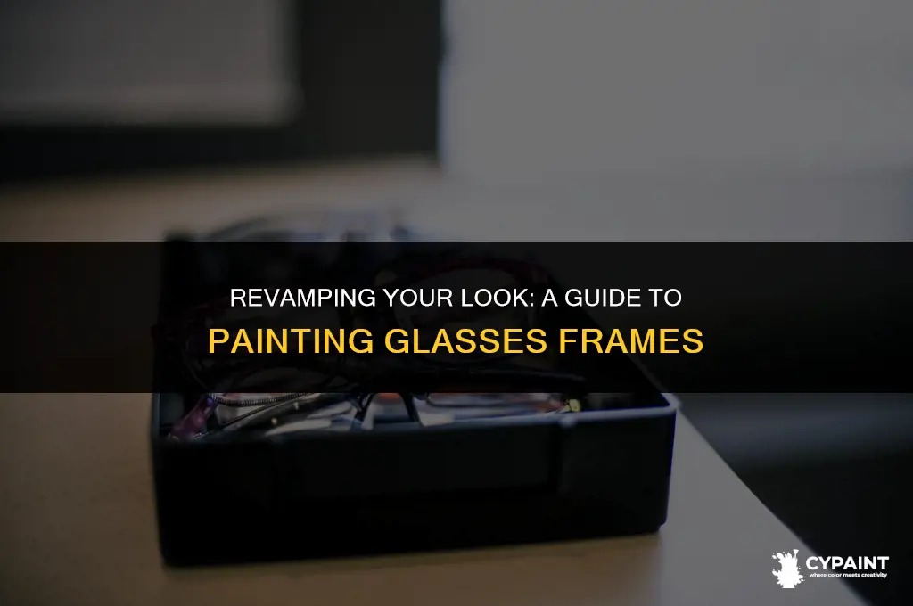 can i paint the frames of my glasses