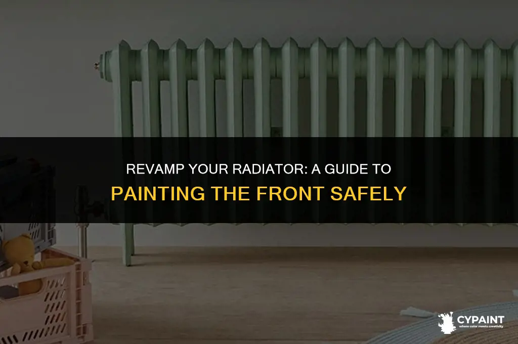 can i paint the front of my radiator