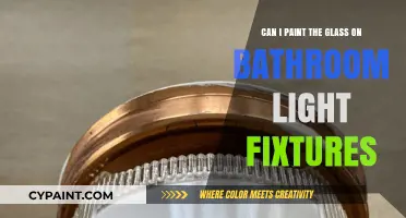 How to Paint Glass Light Fixtures