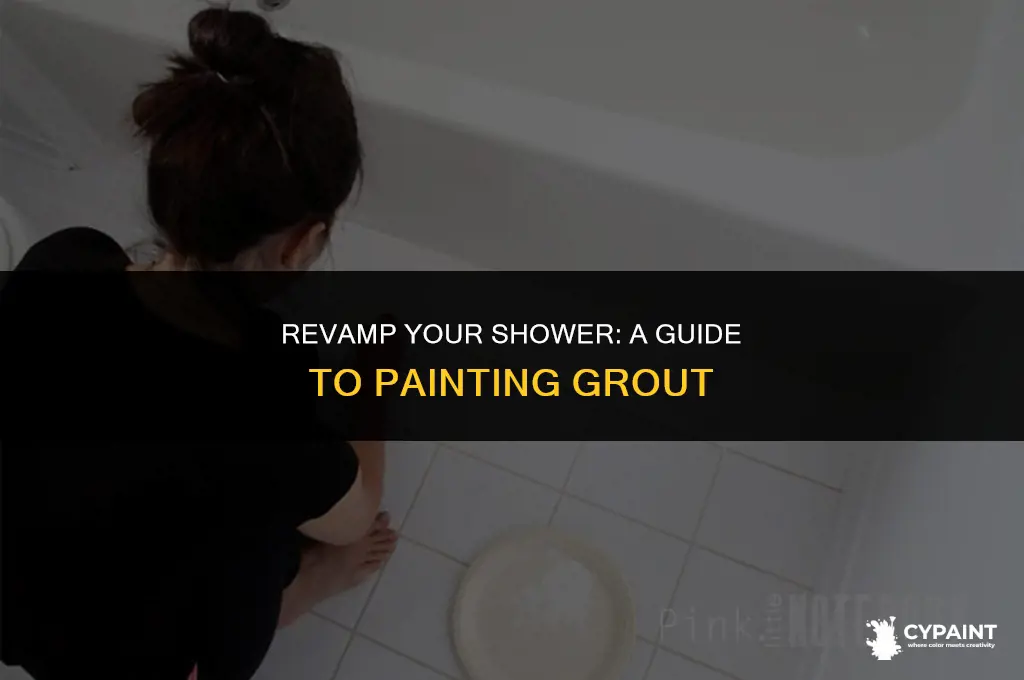 can i paint the grout in my shower