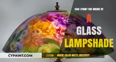 Transforming Lampshades: Painting Glass Interiors