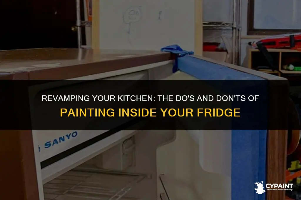 can i paint the inside of a refrigerator
