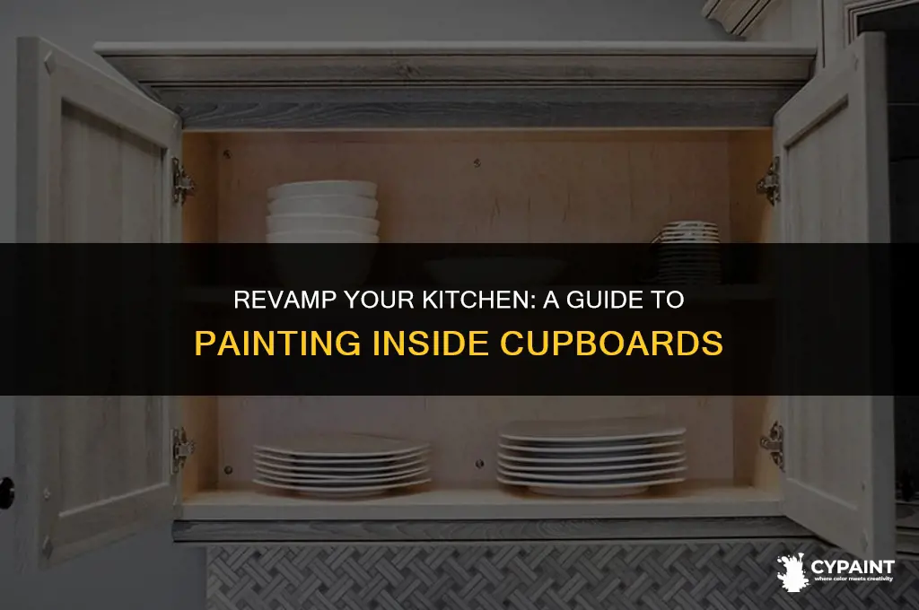 can i paint the inside of kitchen cupboards