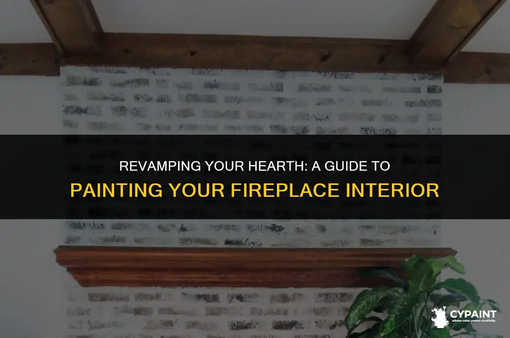 can i paint the inside of my fireplace