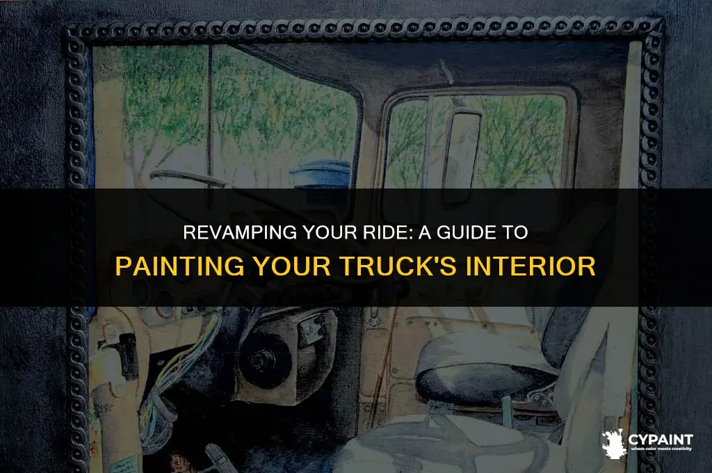 can i paint the interior of my truck