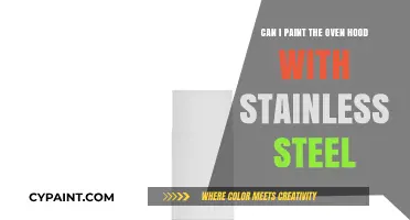 How to Paint Your Oven Hood Like Stainless Steel