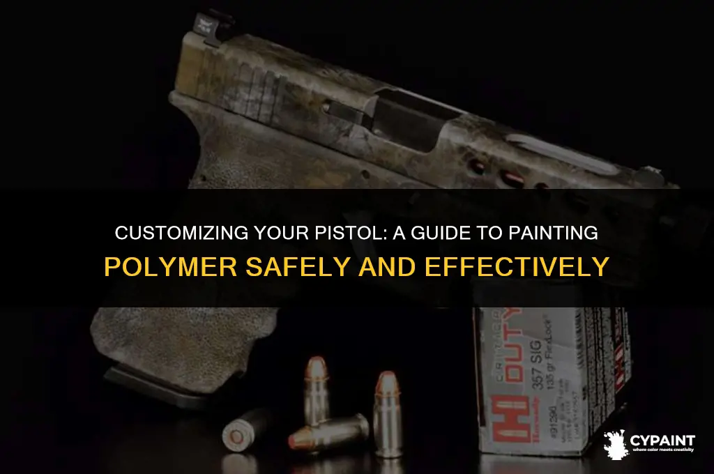 can i paint the polimer on my pistol