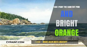 Transforming Beaches: Painting Sand Hot Pink and Bright Orange – Is It Possible?