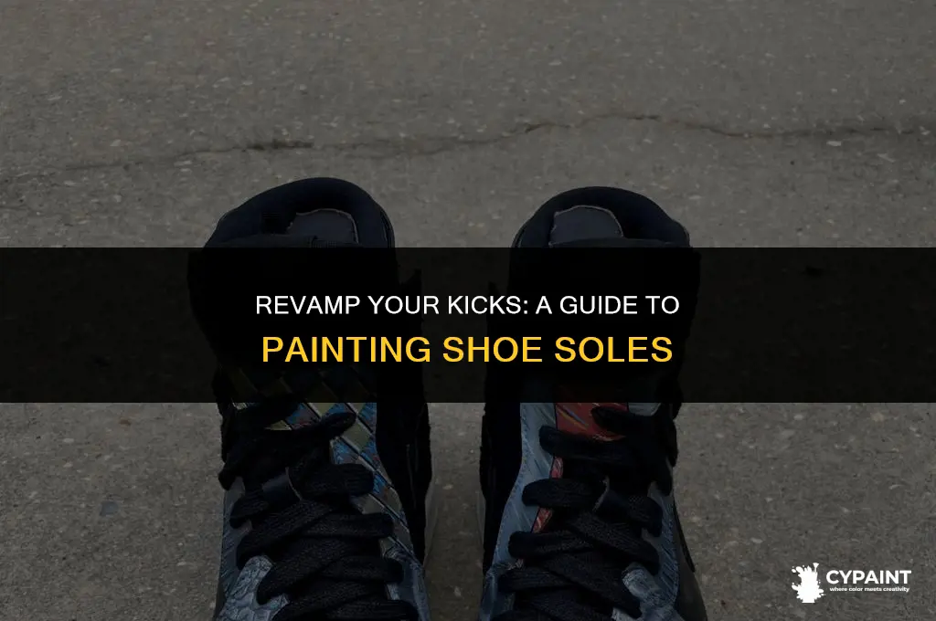 can i paint the soles of my shoes