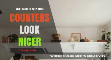 Painting Beige Counters: A Creative Makeover