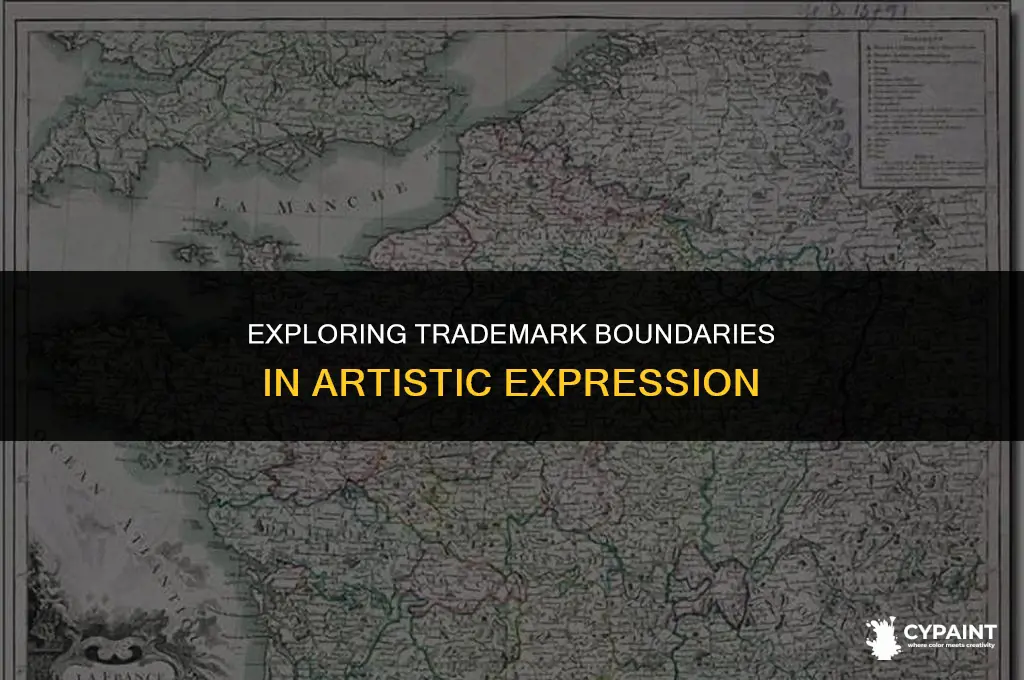 can i paint trademarked names in my art