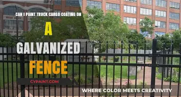 Painting Truck Cargo Coating on Galvanized Fences: Is It Possible?