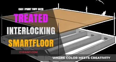 Revamping Your Tuff Shed: Painting Treated Interlocking SmartFloor