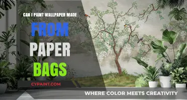 Eco-Friendly Wallpaper: Transforming Paper Bags into Art