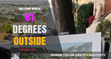 Chilly or Breezy? Painting Outdoors at 61 Degrees Fahrenheit