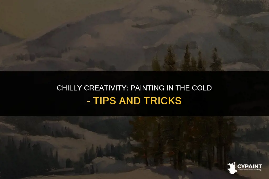 can i paint when it is 32 outside