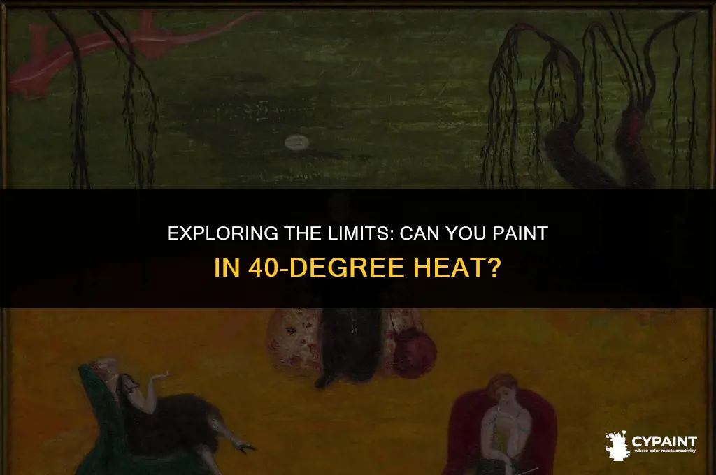can i paint when it