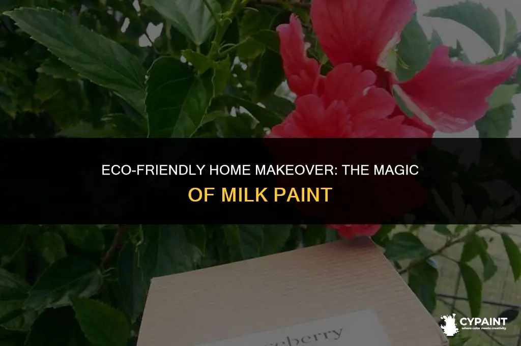 can i paint with milk paint while living