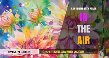 Springtime Creativity: Painting with Pollen in the Air