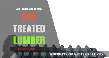 Painting Zinc Screws for Treated Lumber: A Comprehensive Guide