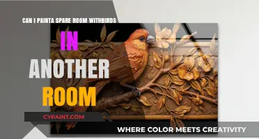 Painting with Pet Birds: Spare Room Makeover