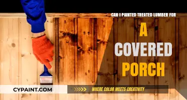 Best Paint for Treated Lumber on Covered Porches