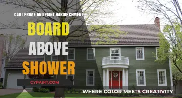 Priming and Painting Hardie Cement Board Above Shower: A Complete Guide