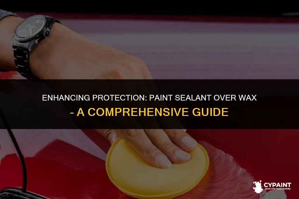 can i put a paint sealent over wax