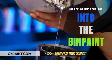 Empty Paint Cans in the Bin: Safe Disposal Tips and Guidelines