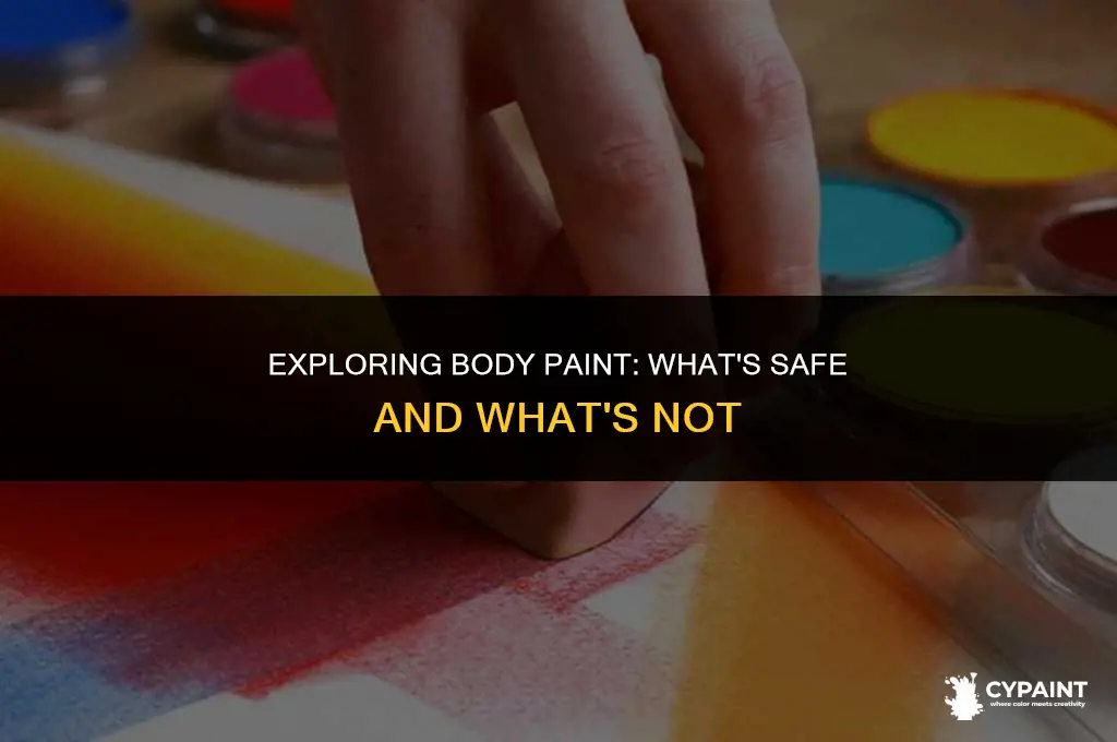 can i put any paint on my body