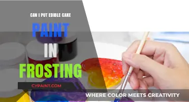 Sweet Artistry: Edible Cake Paint in Frosting - A Delicious Guide