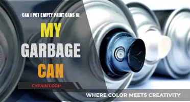 Empty Paint Cans in Garbage: Safe Disposal Tips and Guidelines