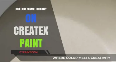 Exploring the Compatibility of Enamel and Createx Paints