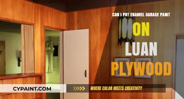 Using Enamel Garage Paint on Luan Plywood: A Good Idea?