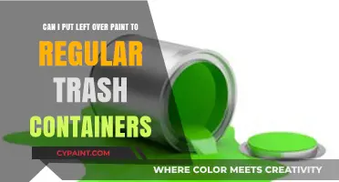 Can Leftover Paint Go in Regular Trash? Disposal Tips Revealed