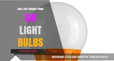 Revamping Your Space: The Surprising Trick of Orange Paint on Light Bulbs
