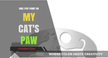 Is Painting Your Cat's Paw Safe?