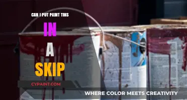 Eco-Friendly Disposal: Can You Really Put Paint Tins in a Skip?