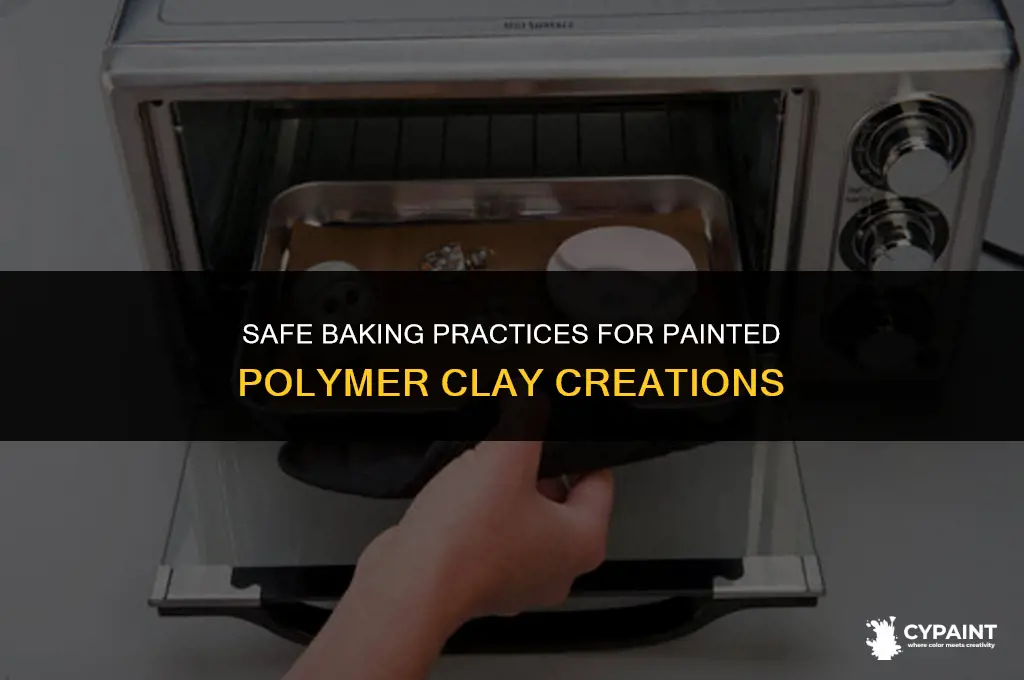 can i put painted polyclay in the oven