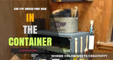 Properly Store Unused Paint to Prevent Waste