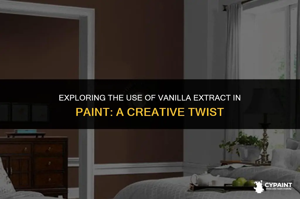 can i put vanilla extract in my paint