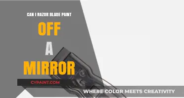 Mirror Makeover: Safely Removing Paint with a Razor Blade