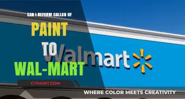 Reform Paint: Wal-Mart's Gallon Return Policy Explained