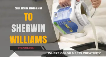 Returning Mixed Paint to Sherwin-Williams: Policies and Procedures Explained