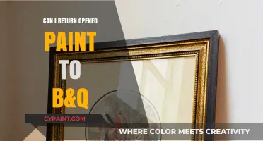 Returning Opened Paint to B&Q: A Comprehensive Guide