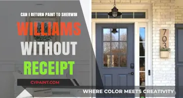 Returning Paint to Sherwin Williams: Do You Need a Receipt?