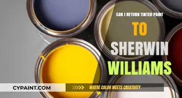 Returning Tinted Paint to Sherwin-Williams: A Comprehensive Guide