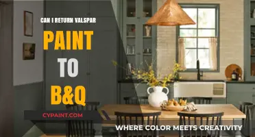 Returning Valspar Paint to B&Q: A Comprehensive Guide